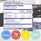 Begin Health Growing Up Prebiotics for Kids | Daily Prebiotic Fiber Supplement with 2'-FL HMO | Supports Regularity & Gut Health | Unflavored Powder | Ages 1+ | 56 Servings