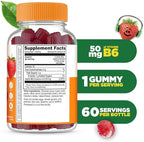Lifeable Vitamin B6 Gummies for Kids | Great Tasting B6 Vitamins 50mg | Vegan Non-GMO Gluten Free | for Nerve Function Support | 60 Gummies (Pack of 2)