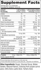 OLLY Kids Multivitamin & Probiotic Gummy, Digestive Support, Vitamins A, D, C, E, B, Zinc, Chewable Supplement, Berry Flavor, 60 day supply - 120 Count