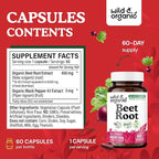 Wild & Organic Grape Seed Extract 60 Capsules & Beet Root 60 Capsules