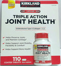 Kirkland Triple Action Joint Health Type II Collagen, Boron and HA - 110 Count