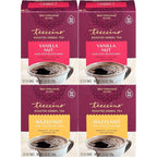 Teeccino Hazelnut & Vanilla Nut Herbal Tea Variety Pack - Roasted Herbal Tea That’s Caffeine Free & Prebiotic for Natural Energy, 10 Tea Bags (Pack of 4)