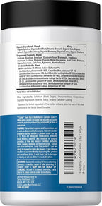 Carlyle Teen Multivitamin for Boys | 60 Caplets | Once Daily | Easy to Digest with Probiotics & Enzymes | with Iron | Non-GMO, Gluten Free