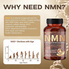 NMN Supplement 1000mg | 10-in-1 with Resveratrol, Quercetin, CoQ10 & Glutathione | Cellular Energy & Antioxidant Complex | Enhanced Bioavailability Formula with TMG & Black Pepper | 120 Capsules
