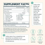 Ora Organic Probiotics with Prebiotics - 52 Billion CFU 11 Clinically Studied Strains for Digestive Health, Trust Your Gut, Gluten Free, 60 Capsules