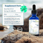 Biotrace BioActive Silica Drops | Liquid Mineral Concentrate for Healthy Hair, Skin, Nails and Collagen Production | Helps Manage Calcium, Joint and Bone Function | 2.02 Fl Oz
