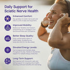 Advanced Sciatic Nerve Support Relief: Alpha Lipoic Acid - 18 in 1 Sciatica Supplements - Vitamin B Complex - Made in USA (120 Capsules)