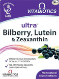 Vitabiotics - Ultra Bilberry, Lutein & Zeaxanthin - 30 Tablets