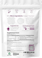 Micro Ingredients Multi Collagen Peptides Powder, 8oz – Hydrolyzed Type I,II,III,V,X with Biotin, Hyaluronic Acid, Vitamin C – Unflavored Collagen for Women & Men, Easy Dissolve, 20 Servings