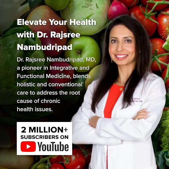 Digestive Enzyme Pro by Dr. Rajsree, MD | Full Spectrum Digestive Enzyme Support for Gas, Bloating & Indigestion | with Betaine, Pepsin, Ox Bile & Pancreatin | 90 Capsules