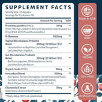 72mg PAC, Cranberry Pills for Women - Organic Cranberry Juice Extract Plus 1000mg D-Mannose, Supports Urinary Tract Health, Cranberry Supplement - 90 Capsules