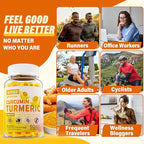 Sugar Free Turmeric Curcumin Filled Gummies 550mg for Adults, Ginger & Black Pepper | 95% Curcuminoids w/Prebiotic Probiotic & Postbiotic Blend, Support, Immune & Digestive Health, Vegan, 2Pack