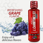 iSatori L-Carnitine LS3 1500, Triple-Blend Liquid L Carnitine Supplement, with Acetyl & Tartrate, Stimulant Free Energy, Low Calories, Sugar or Gluten, Keto-Friendly, Grape Flavor (32 Servings)