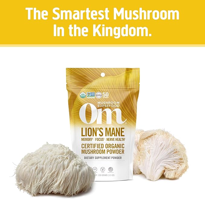 Mushroom Matrix Lion's Mane 3.57 Ounce (100 Grams) Pwdr