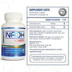 MAAC10 NADH + CoQ10 Supplement | Great Tasting Chewable Tablets | 50mg PANMOL® NADH + 100mg CoQ10 | for Fatigue, Energy and Mental Focus | NAD+ Supplement (60 Tablets 2 per Serving)