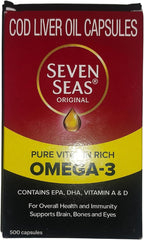 Seven Seas Cod Liver Fish Oil 500 Capsules