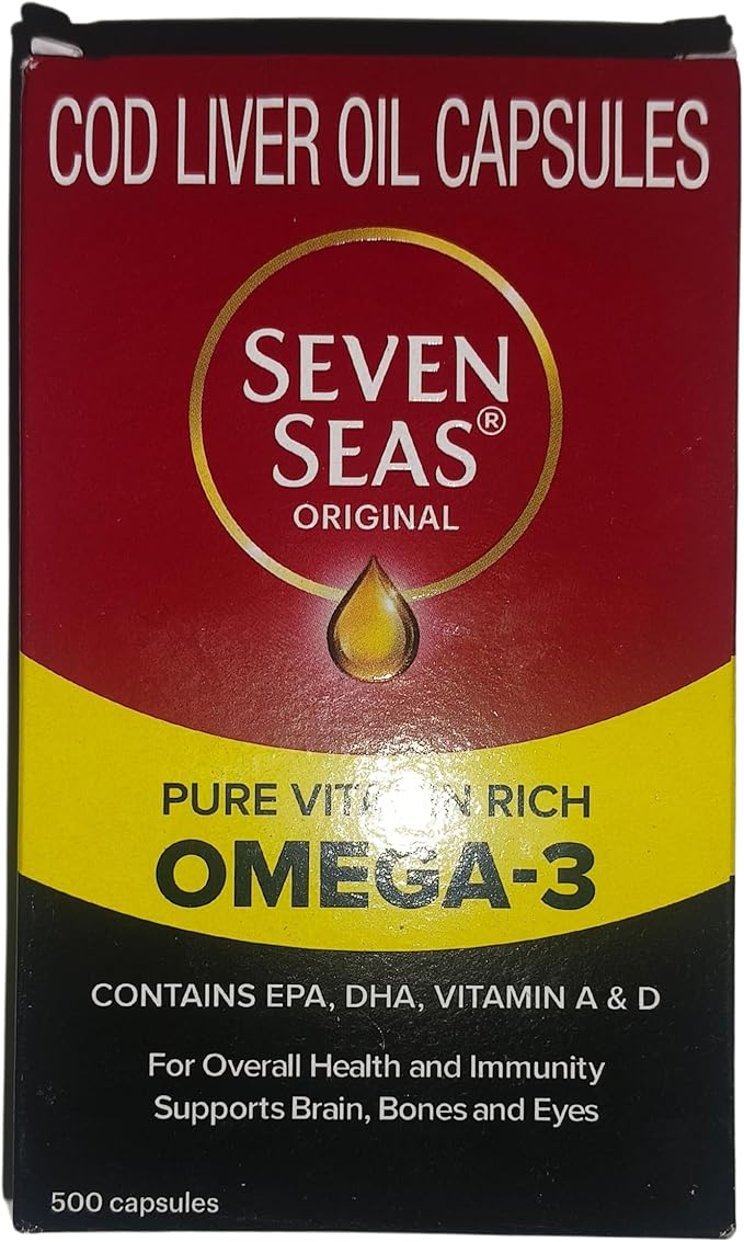 Seven Seas Cod Liver Fish Oil 500 Capsules