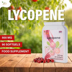 Ved Lycopene 500 mg | 90 softgel, 6 Month Supply.(Pack of 2)