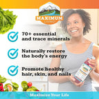 Maximum Living MineralRich - Minerals Supplement - Sugar Free Liquid Blend of Vitamins and Trace Minerals - 32 oz