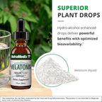NutraMedix Melatonin Night Time Support Drops for Occasional Sleeplessness - Liquid Melatonin for Optimal Rest, Immune System & Mood Support - May Help with Feeling Groggy (1oz / 30ml) (Pack of 2)