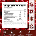 Vitamatic 2 Pack Cranberry Gummies with D-Mannose, Probiotics, Vitamin C – Plant-Based Botanical Extract – Vegan, Non-GMO – 60 Count