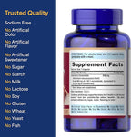 Puritan's Pride Naturally Sourced Cranberry One Per Day Fruit Concentrate 500mg, 50:1 Dietary Supplement for Urinary Tract Support, 4 Month Supply, 120 Rapid Release Capsules, 2 Pack
