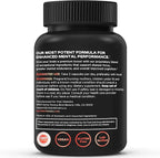 Vital Vitamins Nootropic Brain Supplement Plus - for Memory, Focus, Concentration, Neuro Energy, Clarity - with Lion's Mane Mushrooms - 60 Capsules
