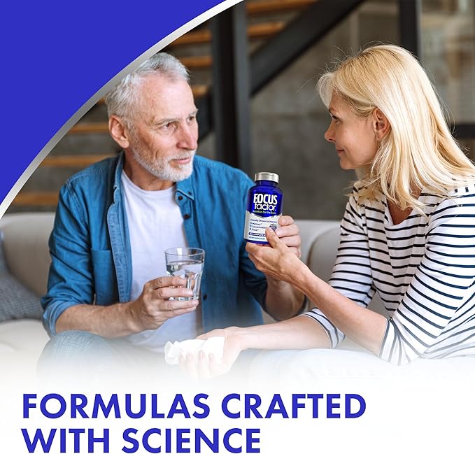 Focus Factor Nutrition for The Brain Improved Memory & Concentration Brain Supplement, 150 Count, 1 Pack (10407)
