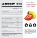 Kaged Clean Burn | Weight Loss Powder | CaloriBurn GP, L Carnitine, Coconut Water | Boost Metabolism, Energy, Focus | Strawberry Lemonade