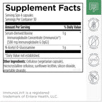 Designs for Health IgGI Shield - Gut Health & Immune Support Powder with Dairy-Free ImmunoLin Immunoglobulin and NAG - Help Bind & Remove Toxins and Fortify the Intestinal Barrier (120 Capsules)
