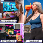 G Fuel Chug Rug Energy Drink Powder, Pre Workout Caffeine Mix for Gaming, Sugar Free Focus Amino, Vitamin + Antioxidants, 10.44oz (Sour Blue Raspberry, 40 Servings)