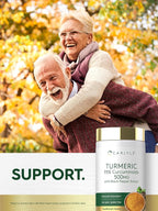 Carlyle Turmeric Curcumin Supplement 500mg | 60 Softgels | with Black Pepper Extract | 95% Curcuminoids | Non-GMO, Gluten Free
