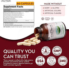 Maxi Health Probiotic Plus Ultimate Prebiotic Advanced Live Probiotics Formula - 50 Billion Live Active Probiotic - 15 Strains - Ultra Protection - Active Pro-50-30 Count