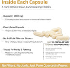 Pure Quercetin 500mg - Pure Quercetin Capsules for Immune Support & Cellular Protection – Gluten-Free, Non-GMO, 120 Capsules