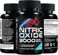 Extra Strength Nitric Oxide Booster - 3X Strength L-Arginine AKG & Citrulline Malate - Men & Women Premium Pre Workout Nitric Booster - Natural Energy & Muscle Support, Bottled in USA - 120 Capsules