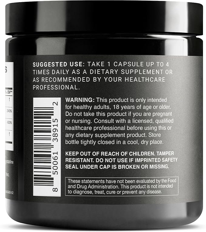 Toniiq Ultra High Potency 1400mg NAD Supplement - NAD+ Nicotinamide B3 Blend with D-Ribose, Niacin -with RiaGev - 3rd Party Tested