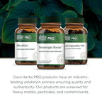 GAIA HERBS PRO Nootropic Focus - Brain Health Support Supplement* - Nootropic Supplement with Saffron, Ginkgo Leaf Extract & Lemon Balm - Vegan, Gluten-Free - 40 Liquid Phyto-Caps (20 Servings)