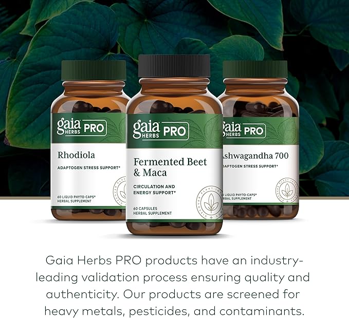GAIA HERBS PRO Berberine Metabolic - Supplement Supplement with Berberine HCI - Vegan, Gluten-Free, Soy-Free - 60 Capsules (60 Servings)