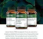 GAIA HERBS PRO Berberine Metabolic - Supplement Supplement with Berberine HCI - Vegan, Gluten-Free, Soy-Free - 60 Capsules (60 Servings)