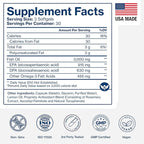 Pure Micronutrients - Omega 3 Fish Oil Supplement, EPA/DHA Fatty Acids, Burpless Fish Oil Supplements with Lemon - Heart, Eye, Brain & Immune Support - 90 Softgels
