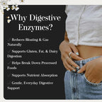 Aeva Digestive Enzymes – Anti-Bloat & Gas Relief for Dairy, Gluten, Protein & Fat – Broad-Spectrum Enzyme Formula with Single Capsule Convenience – Made in California & Functional Medicine Backed