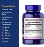 Puritan's Pride Grapeseed Extract 100mg with Citrus Bioflavonoid Complex, Dietary Supplement for Antioxidant and Heart Health Support, 200 Rapid Release Capsules