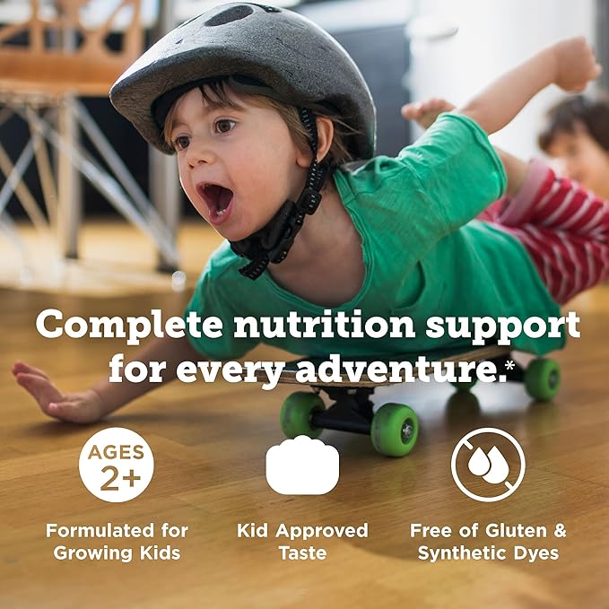 Hyland's Kids Multivitamin + Superfoods Boost, Sugar Free Natural Strawberry Flavored Gummies with Fruits & Veggies Blend, 60ct Bottle