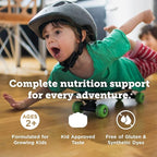 Hyland's Kids Multivitamin + Superfoods Boost, Sugar Free Natural Strawberry Flavored Gummies with Fruits & Veggies Blend, 60ct Bottle
