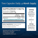 Magnesium Glycinate 500mg | Chelated for High Absorption | Muscle Relaxation, Bones, Heart, Nerve, Sleep & Calm Support for Women & Men | Magnesium Chelate Supplement & Bisglycinate Complex | 240ct