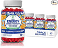 Lunakai USA Made Vegan Energy Gummies – Daily Energy Supplements – 3000mcg Vitamin B12 Gummies for Women & Men – for Home or On‑The‑Go Use - 3 Pack