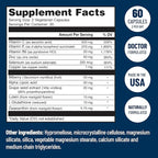 Doctor Formulated AREDS 2 Plus Eye Vitamins with Zeaxanthin Plus Lutein - Bilberry and Grape Seed Extract - Premium Eye Health Formula - 60 Eye Supplement Capsules of VisiVite Gold Plus