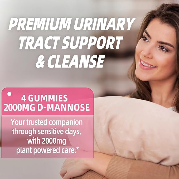 D-Mannose Gummies 2000mg & Oregano Oil Gummies 300mg