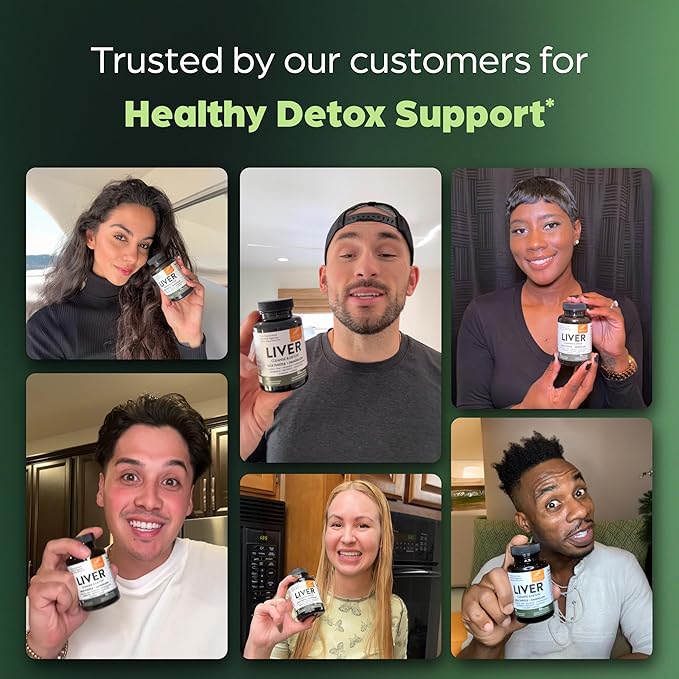 Sandhu's Liver Cleanse Detox & Repair Support Capsules with Milk Thistle & Dandelion Root | Herbal Supplement Pills for Liver Health | for Men & Women | Made in USA | Viral on Tiktok | 210 Count