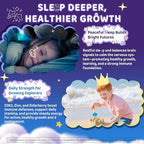 Kids Sleep Gummies, NO Melatonin Sleep Aid Gummies w/ Magnesium Glycinate, Magnesium Malate, L-Theanine, Lavender, B6, Zinc, D3K2 for Restful Sleep, Relax Brain & Muscle, Immune Support, Non-GMO 1Pack